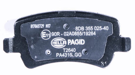Product of Hella 355025401 Brake Pad - 