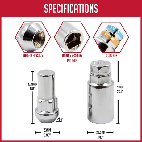 Coyote Wheel Accessories 741150l Wheel Lock||741150l-Specifications.Jpg||86||rev741150l||985345