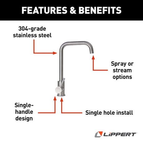 Product of Lippert Components 719325 Faucet