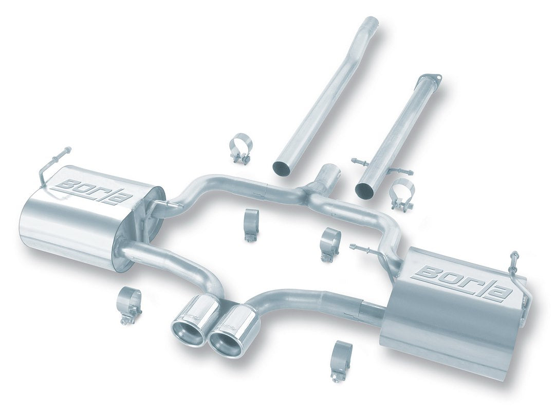 Product of Borla 140120 Touring Cat Back System Single Exhaust System Kit 
