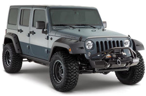 Product of Bushwacker 10080-02 Pocket Style/ Exposed Fasteners Black Fender Flare - Set Of 2 