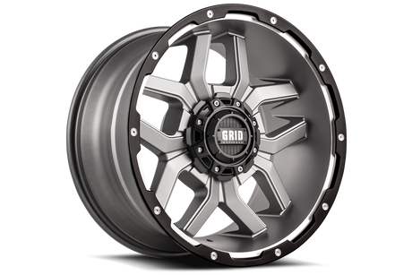 Product of Grid Wheels 17x9 Anthracite With Black Lip Wheel - Not Applicable Bolt Pattern 