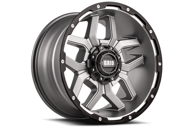Product of Grid Wheels 17x9 Anthracite With Black Lip Wheel - Not Applicable Bolt Pattern 