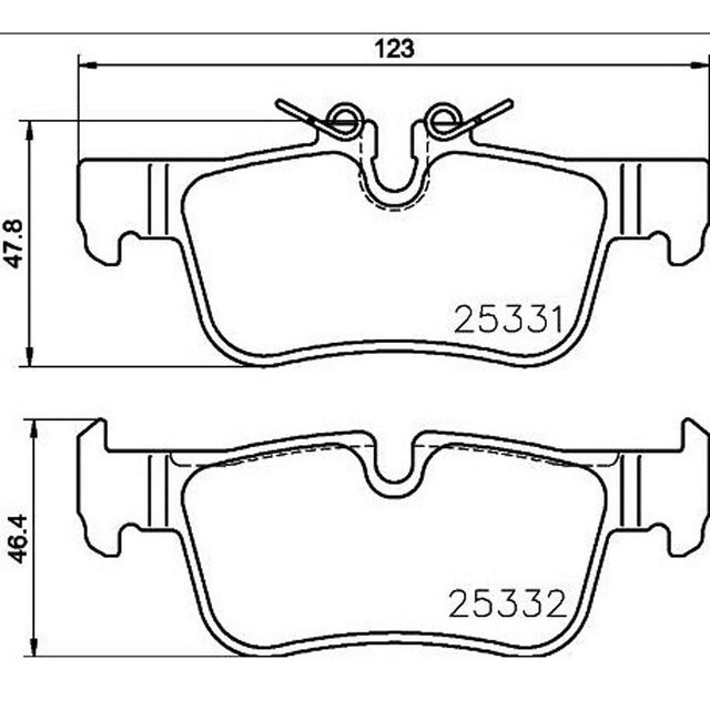 Product of Brembo P06094 Brake Pad - Set Of 4 