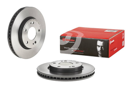 Product of Brembo 09A14811C02 Vented 1 Piece Brake Rotor 