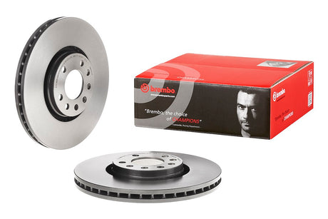 Product of Brembo 09917711C02 Vented 1 Piece Brake Rotor 