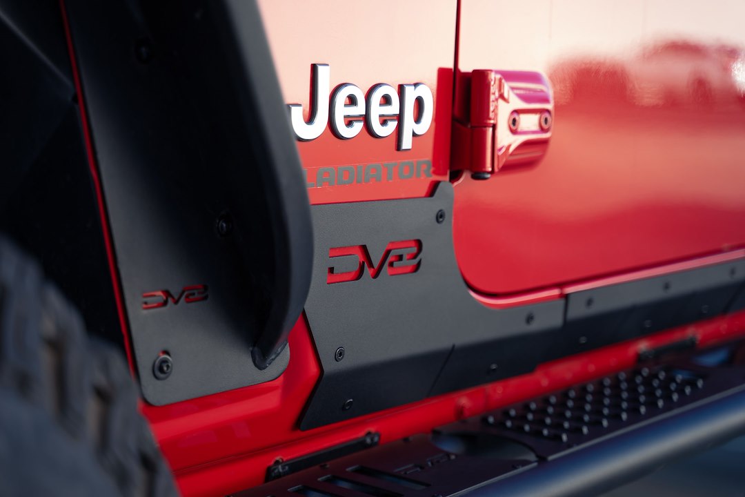 Dv8 Offroad Srgl-09 Rocker Panel Guard||2020-2023-Jeep-Gladiator-Jt-Rock-Skins_Installed-01.Jpg||90||dv8srgl09||1629233
