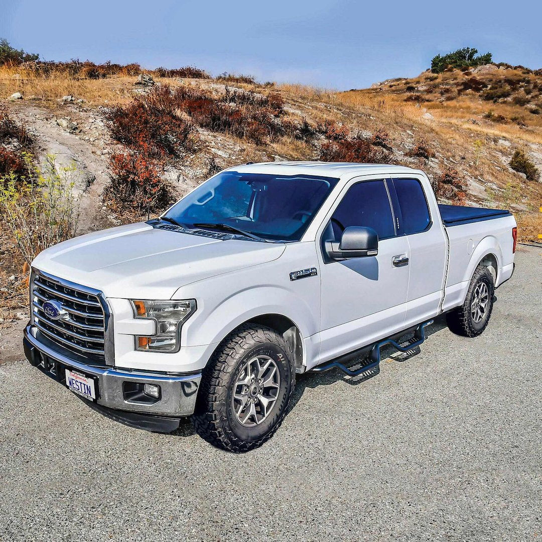 Product of Westin Automotive 20-13935 Outlaw Nerf Bar With Drop Down Steps 