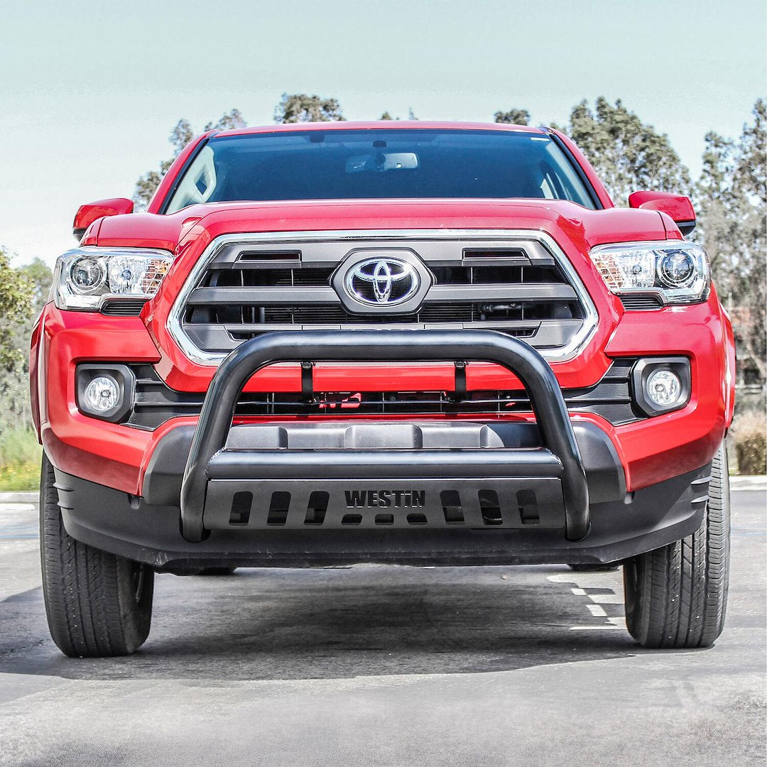 Product of Westin Automotive 31-6005 Bull Bar Black Powder Coated 3 Inch Yes with skid plate 