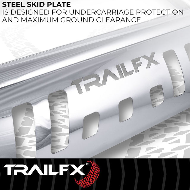 Product of TrailFX 1312124001 Bull Bar Polished 3 Inch Yes with skid plate 