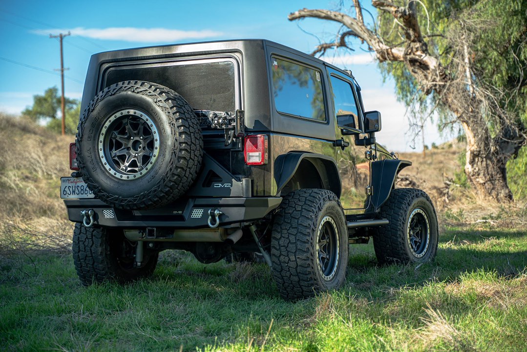 Product of DV8 Offroad RBJK-13 MTO Series Steel Powder Coated Bumper 