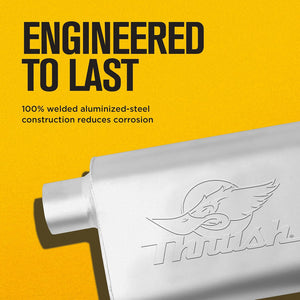 Product of Dynomax 17658 Thrush Welded Steel Exhaust Muffler 