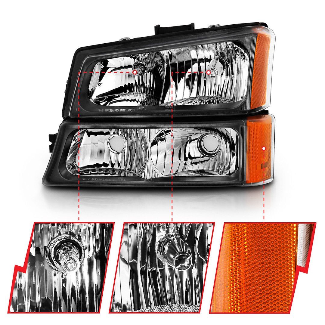 Anzo Usa 111452 Headlight Assembly||111452_1.Jpg||86||a1r111452||1625703