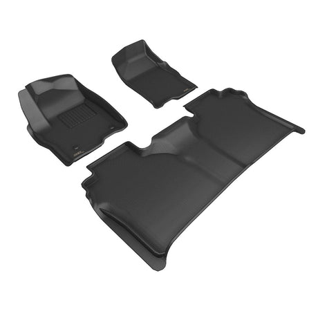 Product of 3D Mats KAGU L1CH10001509 Black Thermoplastic Rubber Of Carbon Fiber Texture Floor Liner 