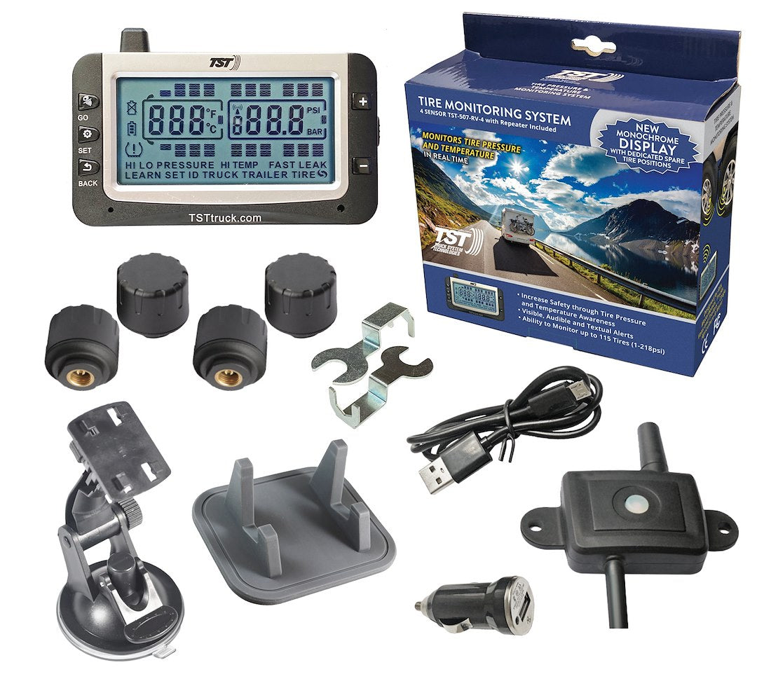 Product of Truck System Technology (Tst) Tst-507-Rv-4 Tire Pressure Monitoring System - Tpms