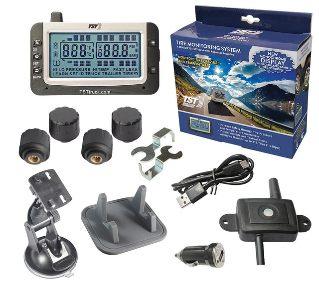 Product of Truck System Technology (Tst) Tst-507-Rv-4 Tire Pressure Monitoring System - Tpms