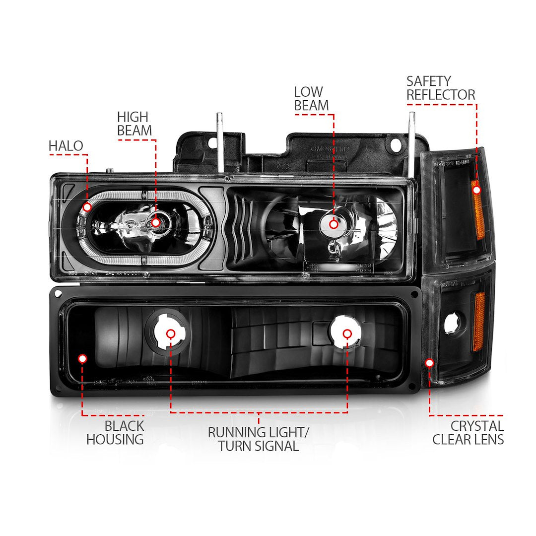 Product of Anzo Usa 111507 Headlight Assembly