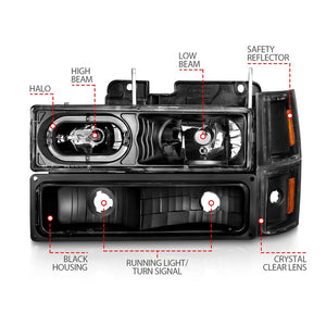 Product of Anzo Usa 111507 Headlight Assembly
