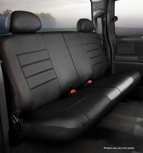 Product of Fia SL65-13 BLK/BLK LeatherLite™  Seat Cover 