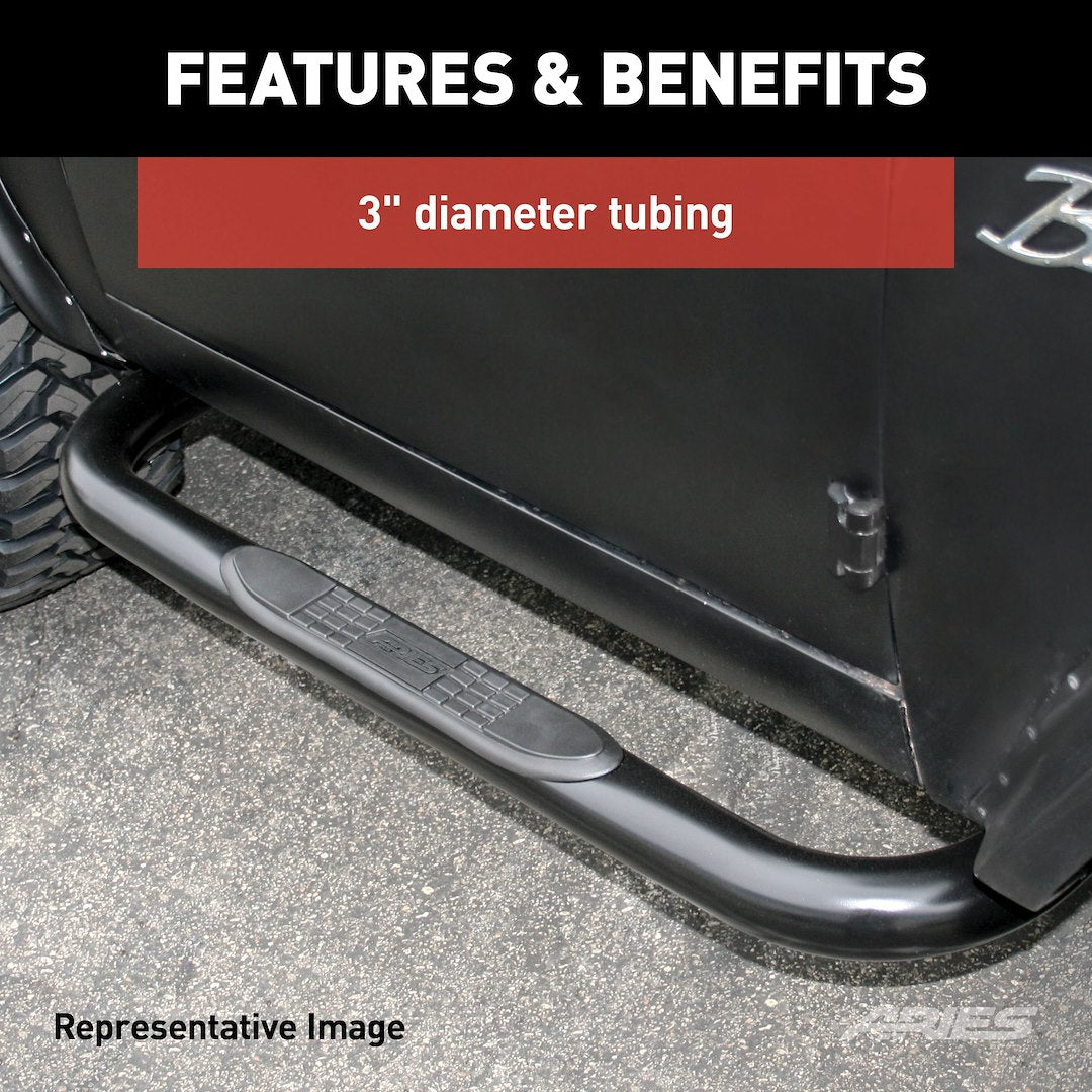 Product of Aries 203017 Nerf Bar With Surface Steps 