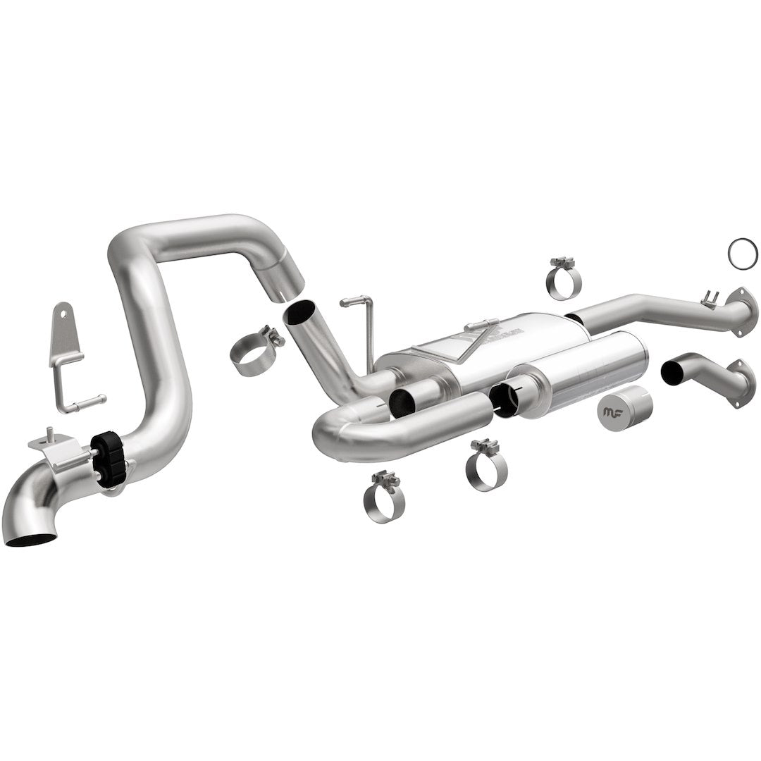 Product of Magnaflow Performance 19538 Overland Series Cat-Back System Single Exhaust System Kit 