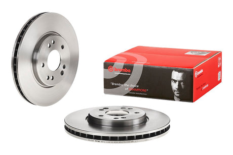Product of Brembo 09537320C02 Vented 1 Piece Brake Rotor 