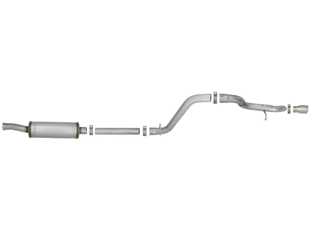 Product of Advanced FLOW Engineering 49-48075-P Mach Force XP Cat Back System Single Exhaust System Kit 