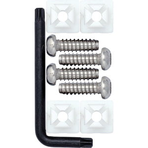 Cruiser 81200 License Plate Mounting Hardware||81200_Main-Locking-Fasteners_Standard-Stainless_Star-Pin-Outpack.Jpg||85||c3481200||1327048
