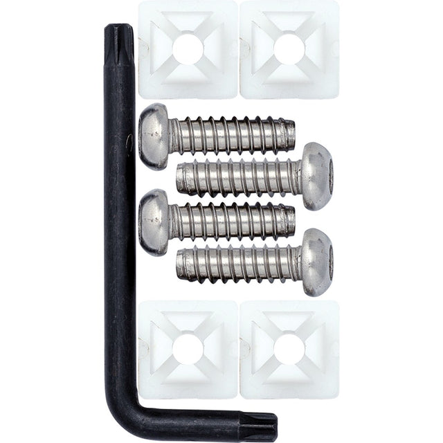 Cruiser 81200 License Plate Mounting Hardware||81200_Main-Locking-Fasteners_Standard-Stainless_Star-Pin-Outpack.Jpg||85||c3481200||1327048