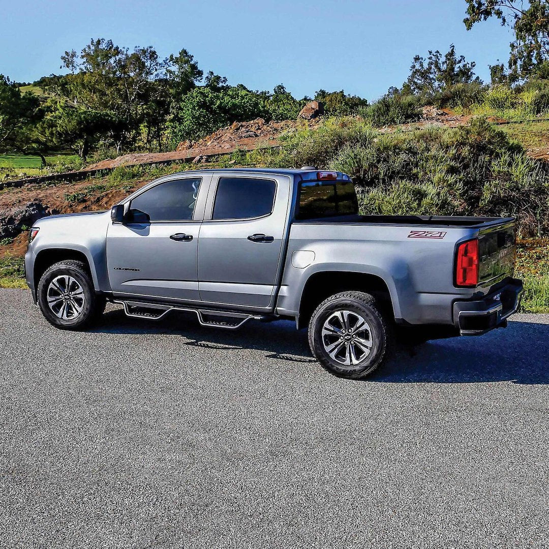 Product of Westin Automotive 20-14015 Outlaw Nerf Bar With Drop Down Steps 