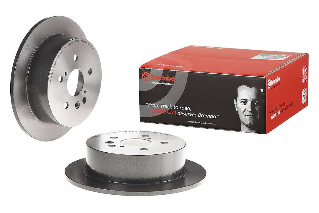 Product of Brembo 08A11111C02 Solid 1 Piece Brake Rotor 
