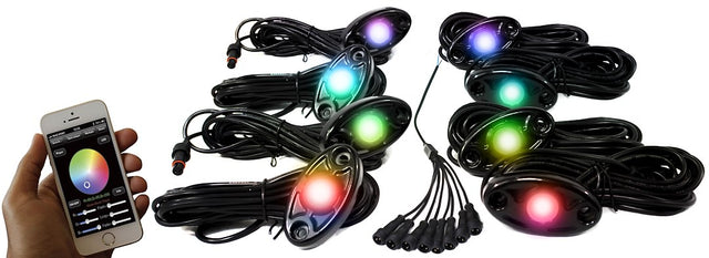 Product of Racesport Lighting Rsld8kitcs Underbody Light Kit - Led