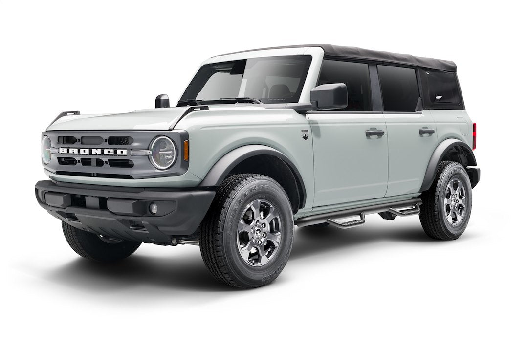 Product of N-Fab F2172B-TX W2W Series Nerf Bar With Drop Down Steps 