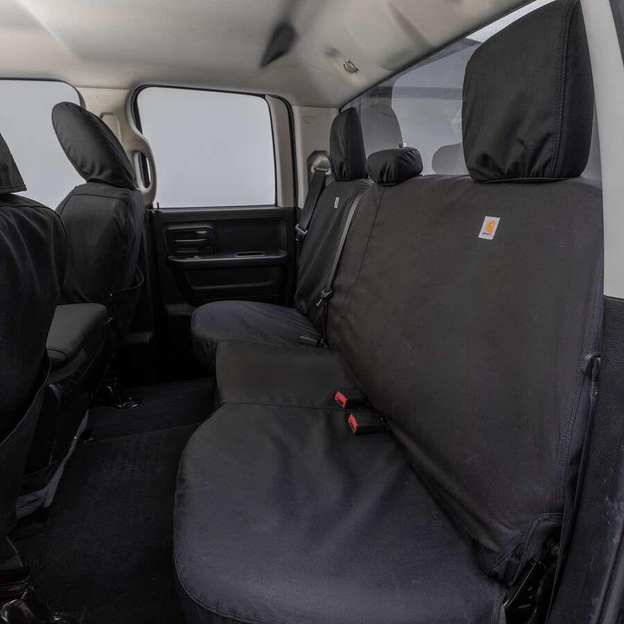 Product of Covercraft SSC8537COBK Carhartt® SeatSaver® Black 1000 Denier Cordura Nylon Seat Cover 
