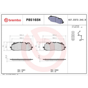 Brembo P85165n Brake Pad||p85165n_Drw.Jpg||91||brmp85165n||1754677