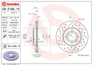 Brembo 0951661xc02 Brake Rotor||09.5166.1x_2.Jpg||87||brm0951661x||936924