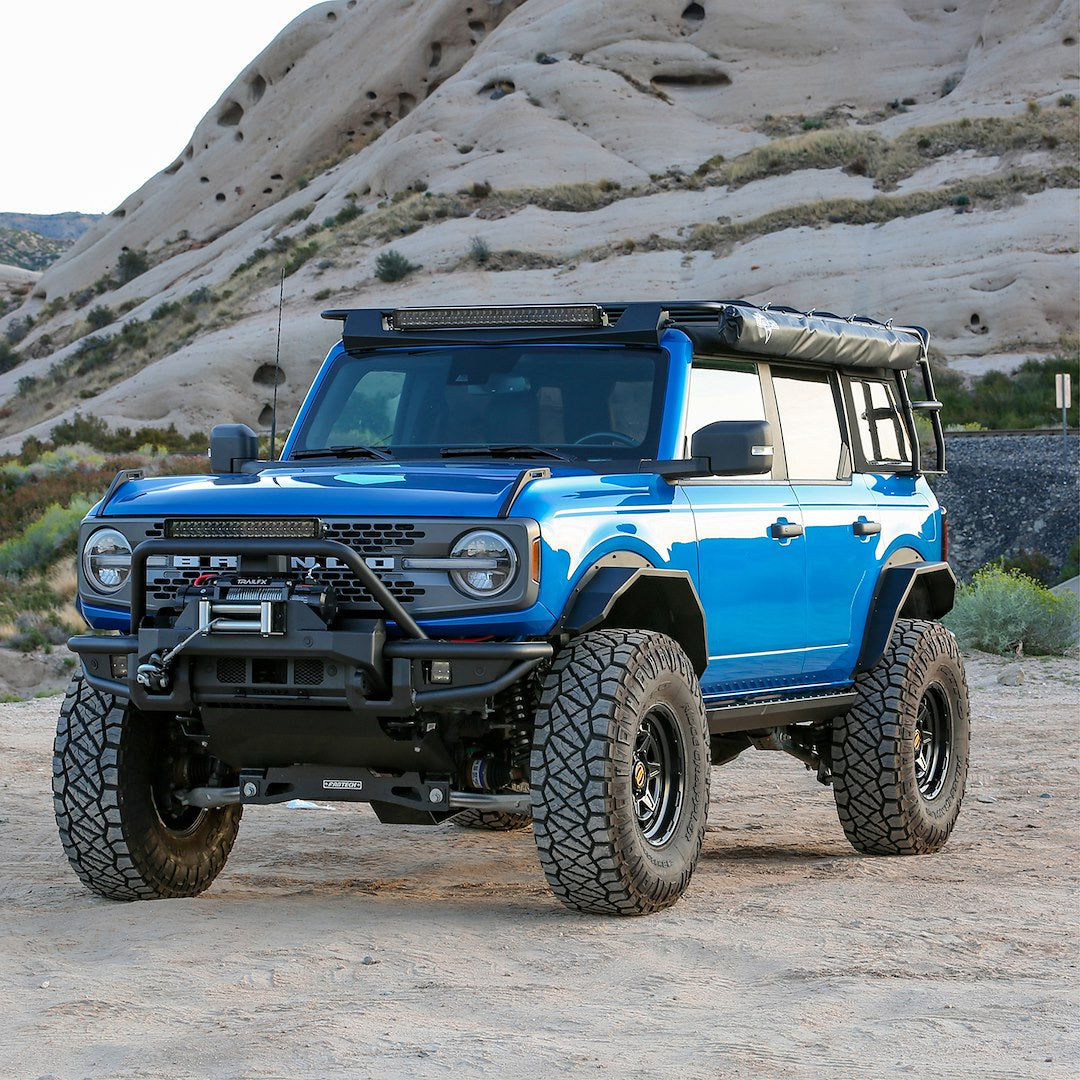 Product of TrailFX BR002T TrailFX Bronco Products Steel Matte Powder Coated Bumper 