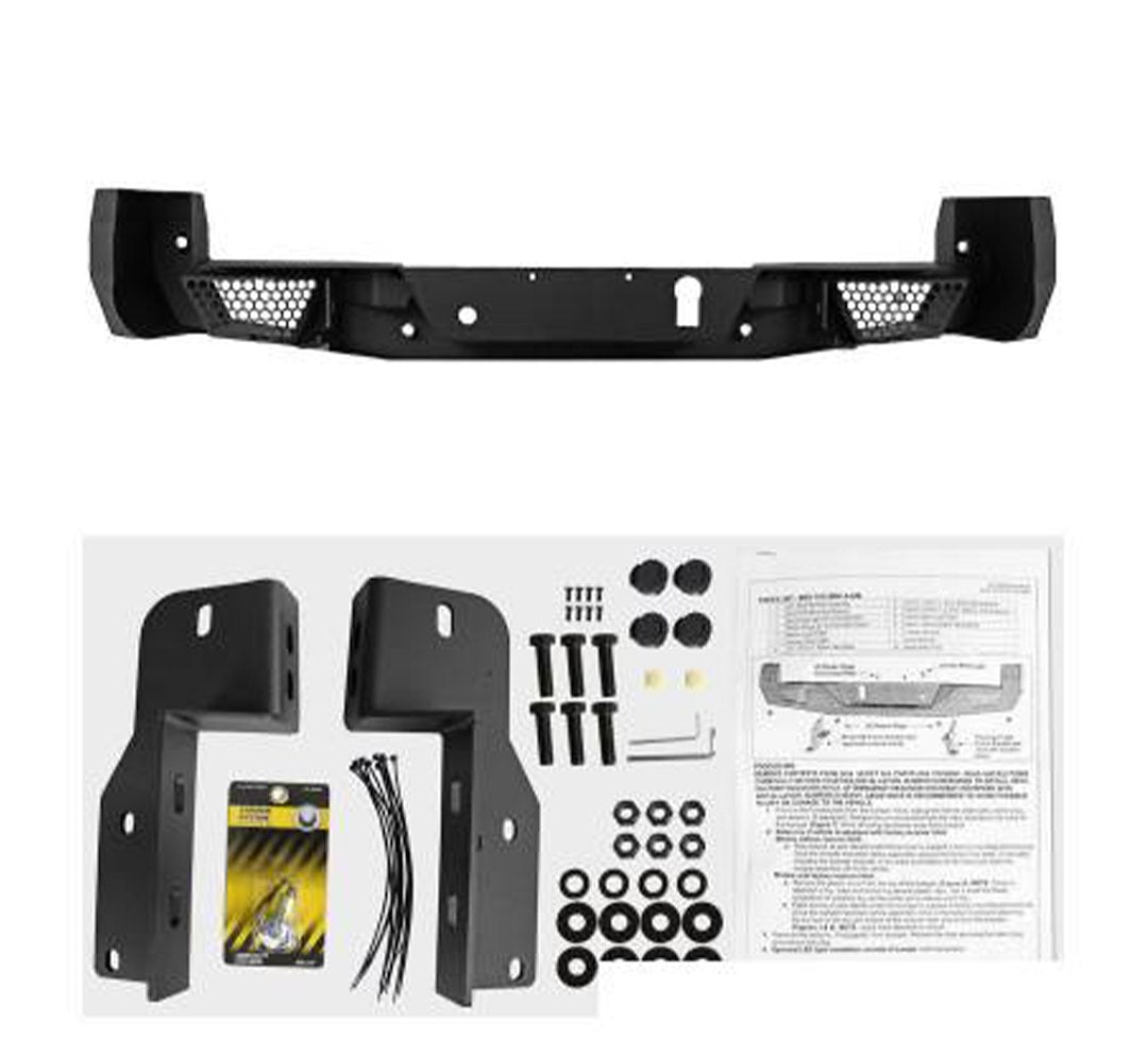 Product of Black Horse Offroad ARB-RA20-KIT Armour Steel Matte Powder Coated Bumper 