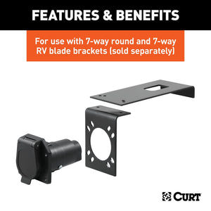 Curt 57202 Trailer Wiring Connector Mounting Bracket||57202_3008x1990_Fc.Jpg||89||c9357202||964898
