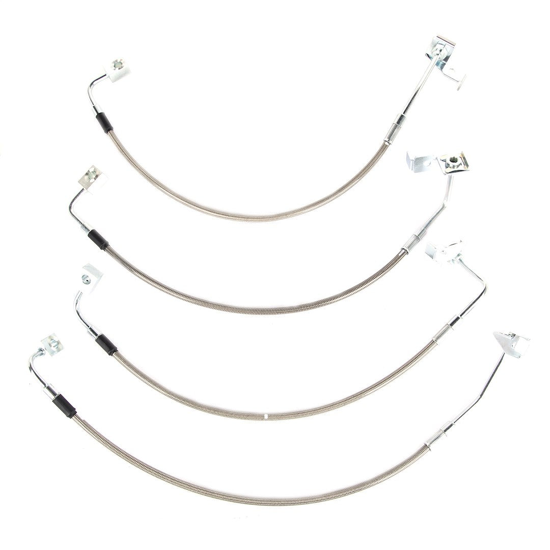 Product of Rugged Ridge 16734.10 Braided Stainless Steel Brake Line 