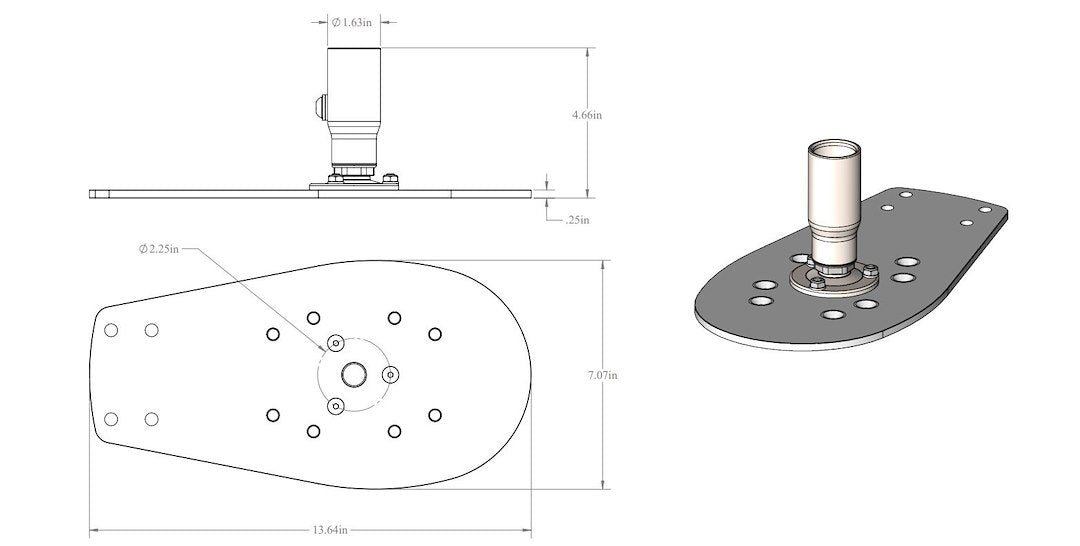Seaview Adastlk Satellite Internet Antenna Mount||adastlk_1.Jpg||86||svwadastlk||1512145