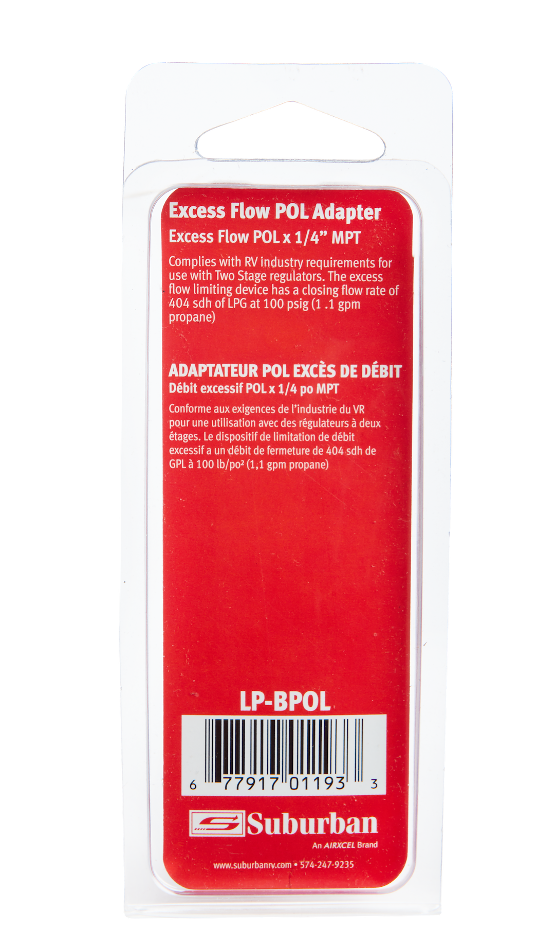 Suburban Mfg 523015 Propane Regulator||523015_3.Png||88||s6u523015||2219360