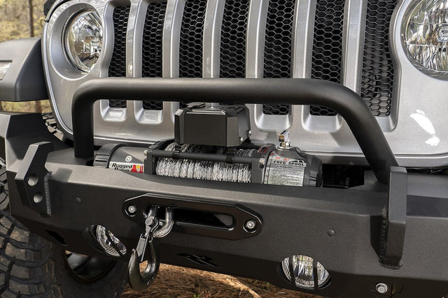 Product of Rugged Ridge 11540.62 Bull Bar  with skid plate 