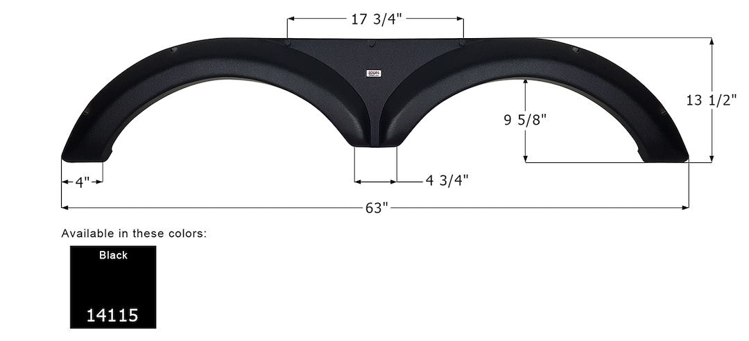 Product of Icon 14115 Fender Skirt
