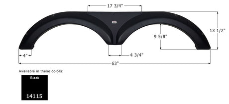 Product of Icon 14115 Fender Skirt