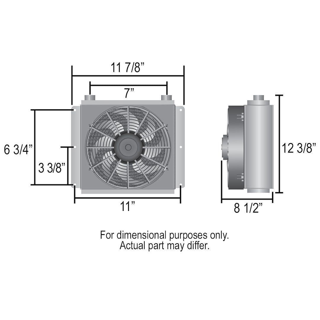 Product of Derale 65861 Fluid Cooler