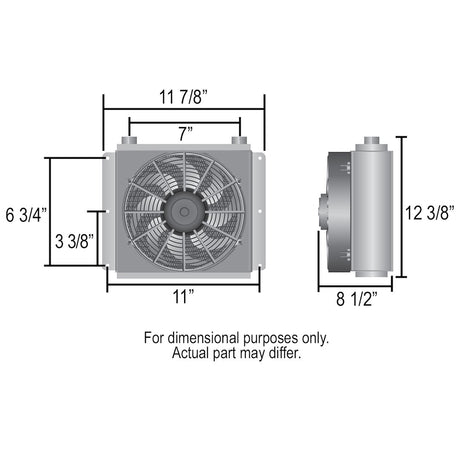 Product of Derale 65861 Fluid Cooler