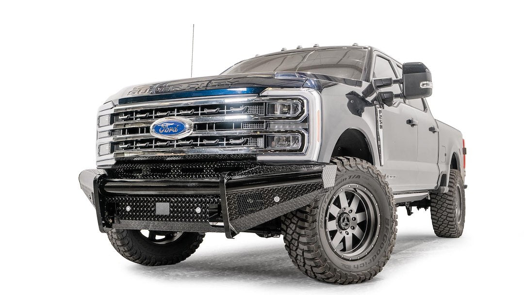 Product of Fab Fours FS23-S5961-1 Black Steel Steel Gloss Powder Coated Bumper 
