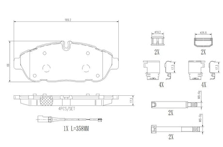 Brembo P24245n Brake Pad||p24245n.Jpg||85||brmp24245n||1709909