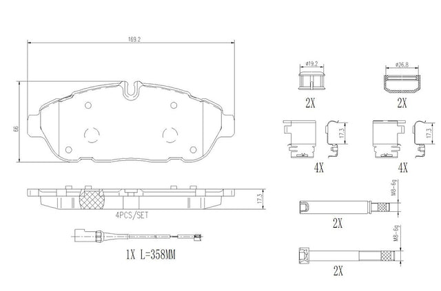 Brembo P24245n Brake Pad||p24245n.Jpg||85||brmp24245n||1709909